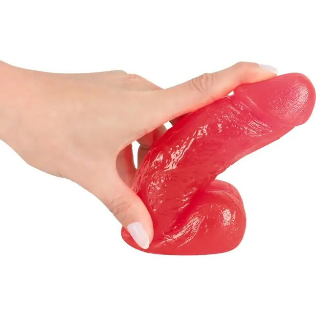 Малиновый фаллоимитатор Small Dong - 15 см - You2Toys. Фотография 5.