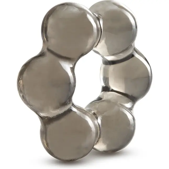 Дымчатое эрекционное кольцо Stay Hard Thick Bead Cock Ring - Stay Hard. Фотография 2.
