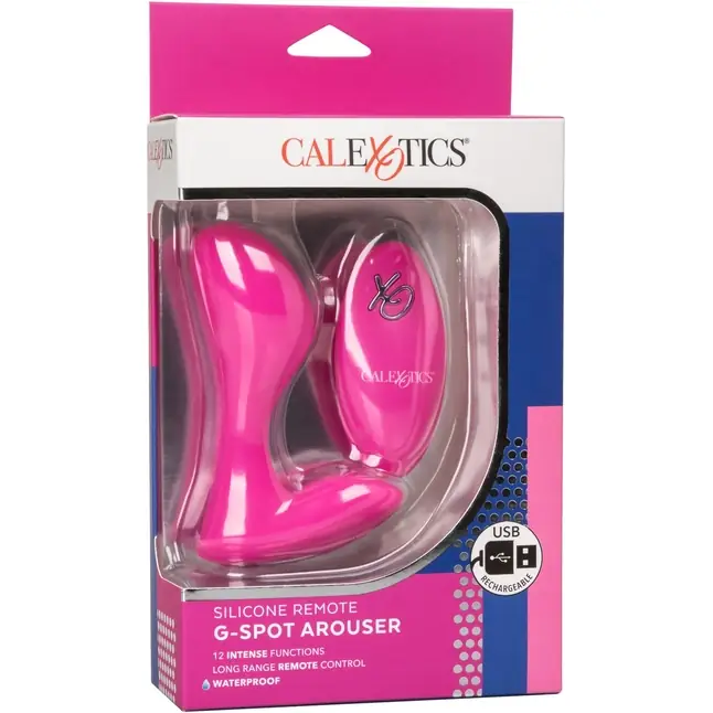 Розовый массажер G-точки Remote G Spot Arouser - 10,75 см. Фотография 8.