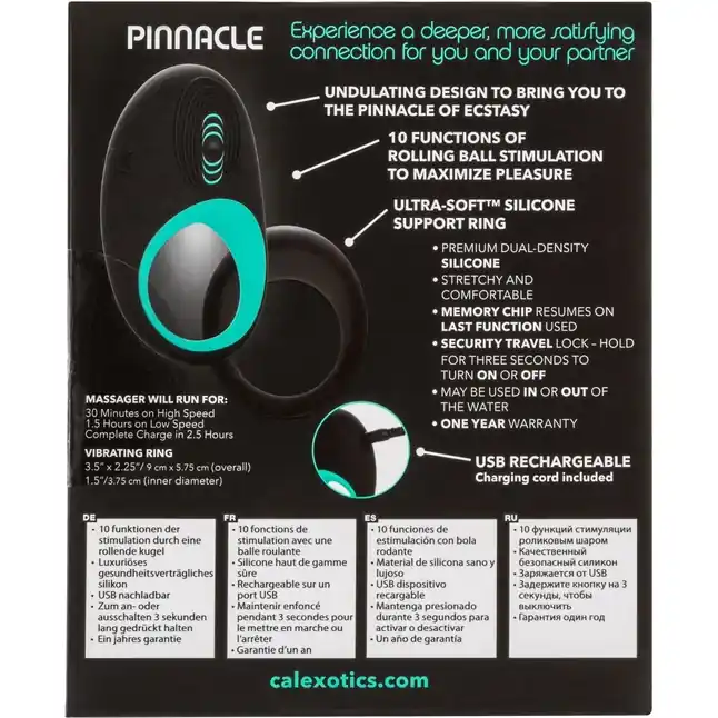 Набор из двух черных эрекционных колец Link Up Pinnacle - Rings!. Фотография 10.
