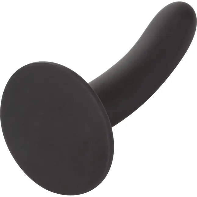 Черный анальный стимулятор Silicone Smooth Probe - 15,25 см. Фотография 5.