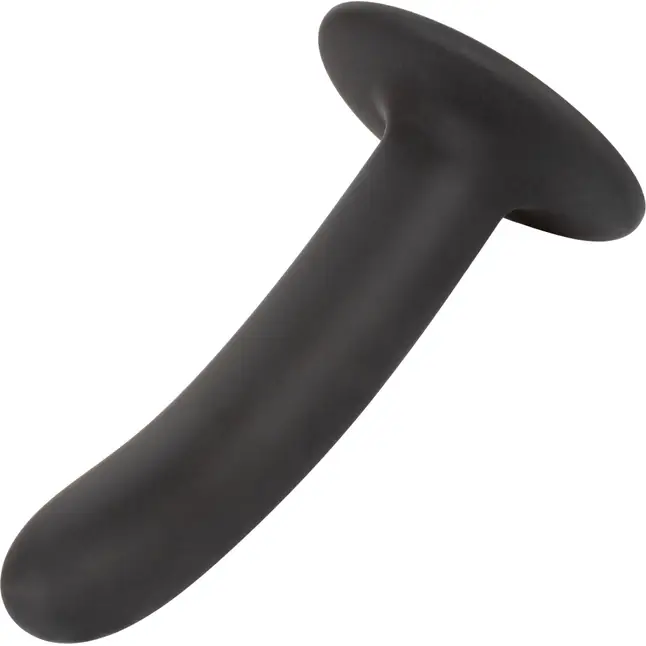 Черный анальный стимулятор Silicone Smooth Probe - 15,25 см. Фотография 6.