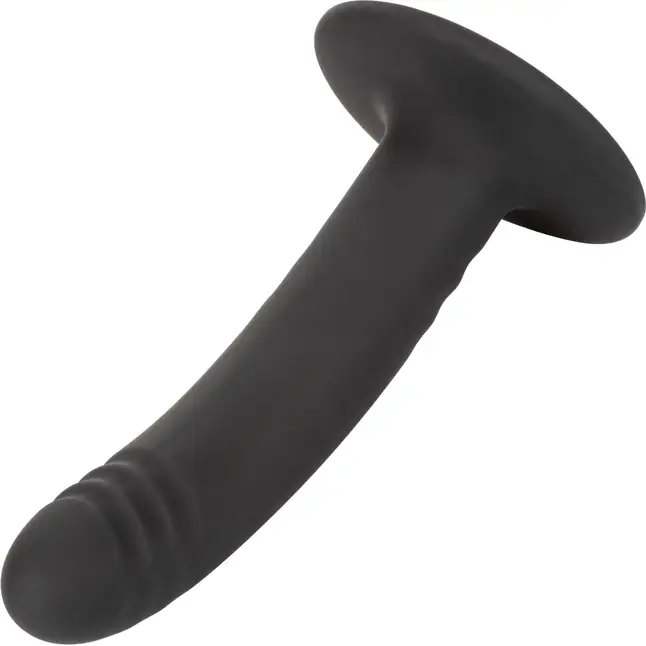 Черный анальный стимулятор 6” Ridged Probe - 15,25 см. Фотография 6.