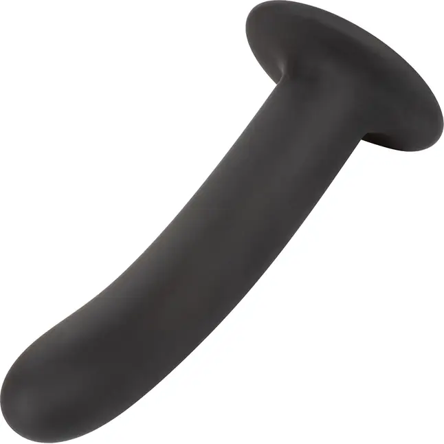 Черный силиконовый анальный стимулятор 7” Smooth Probe - 17,75 см. Фотография 6.