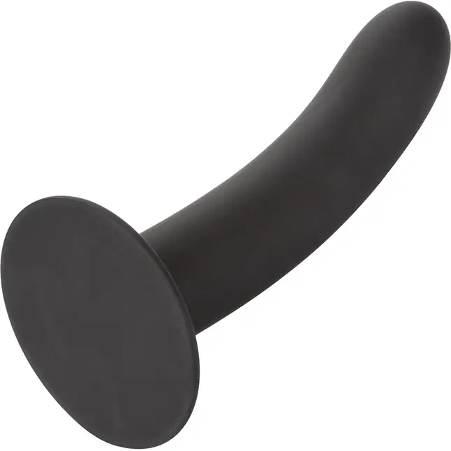 Черный силиконовый анальный стимулятор 7” Smooth Probe - 17,75 см. Фотография 7.