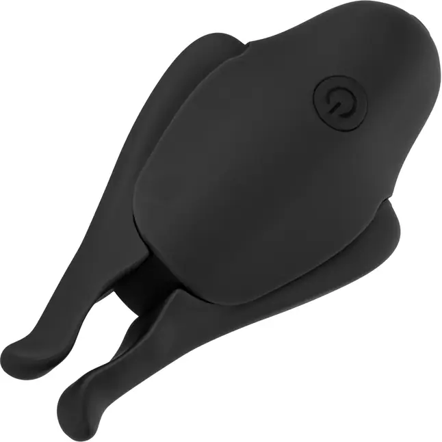 Черные виброзажимы для сосков Nipple Play Rechargeable Nipplettes - Nipple Play. Фотография 5.