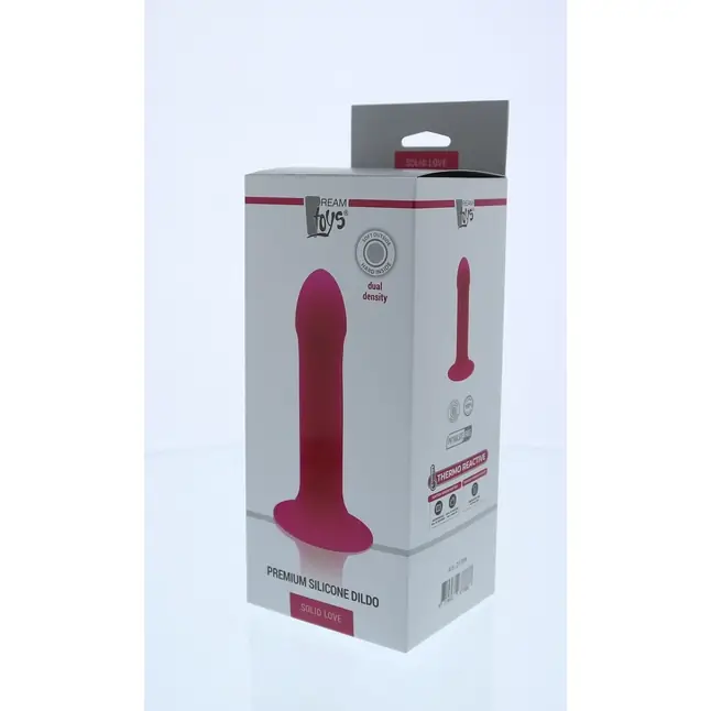 Розовый фаллоимитатор-реалистик PREMIUM DILDO 7INCH - 16,5 см - Solid Love. Фотография 4.
