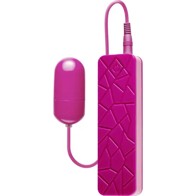 Ярко-розовое виброяйцо VIBRATING MINI BULLET 10FUNCTIONS