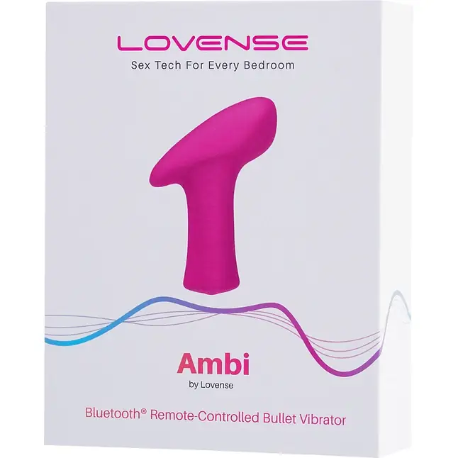 Ярко-розовая вибропуля Lovense Ambi. Фотография 6.