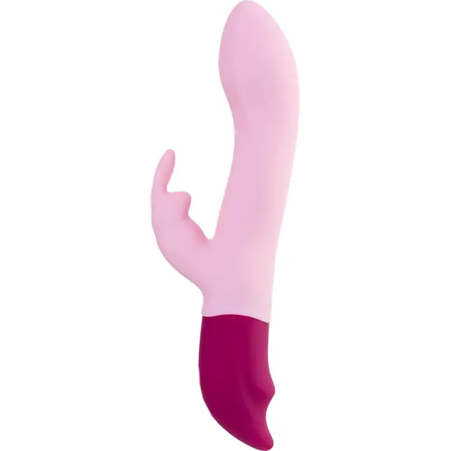 Розовый вибратор-кролик Hello Rabbit - 24,5 см. Фотография 3.