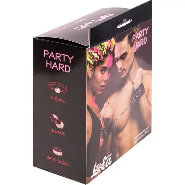 Черные наручники Liberate - Party Hard. Фотография 5.