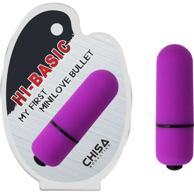 Фиолетовая вибропулька My First Mini Love Bullet - Hi-Basic