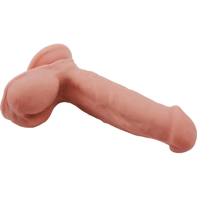 Телесный фаллоимитатор на присоске Topless Lover - 19,2 см - T-skin ReaL. Фотография 4.