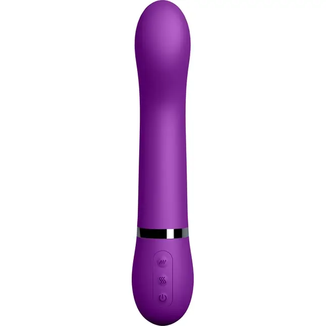 Фиолетовый вибромассажер Kegel G - 20 см - Sexercise. Фотография 2.