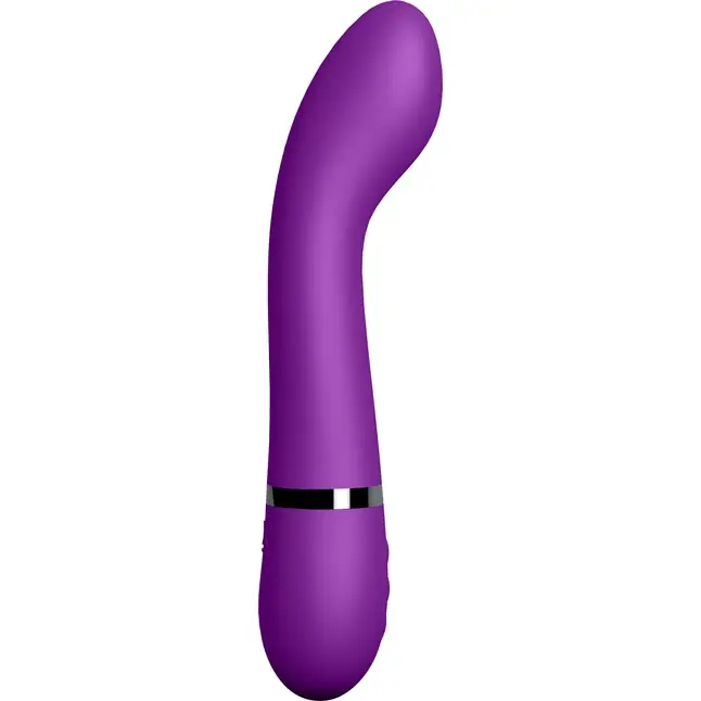 Фиолетовый вибромассажер Kegel G - 20 см - Sexercise. Фотография 3.