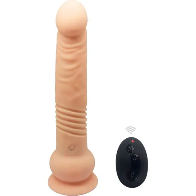 Телесный вибратор-реалистик The Commander - 23,9 см