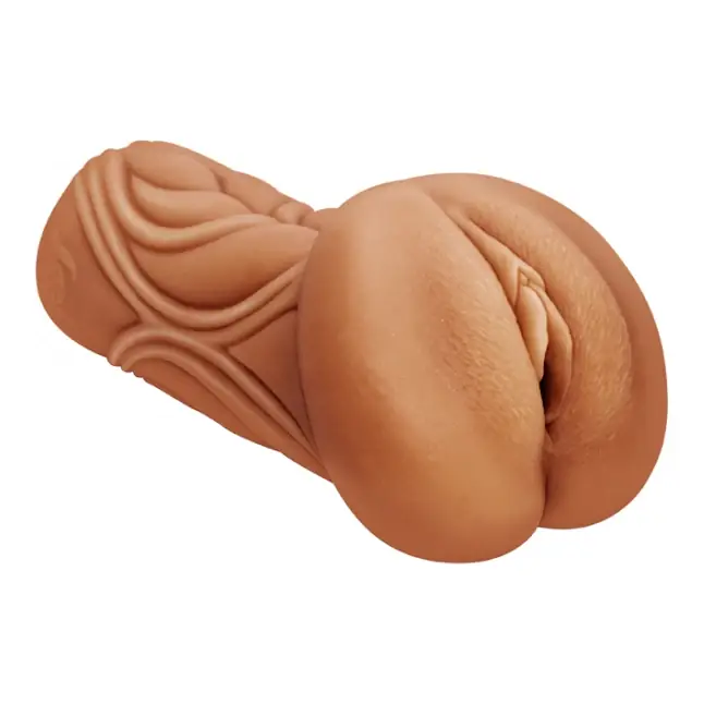 Кофейный мастурбатор-вагина Dumpling - Satisfaction