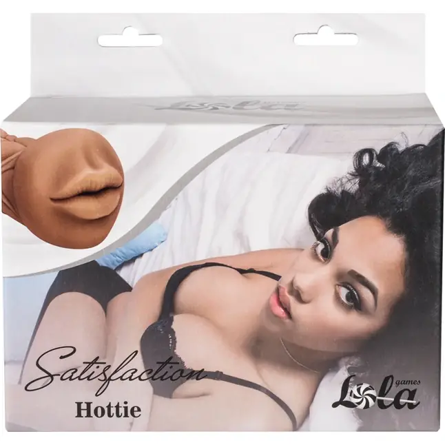 Кофейный мастурбатор-ротик Hottie - Satisfaction. Фотография 6.