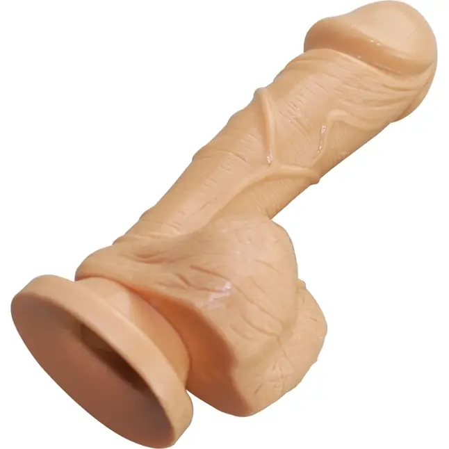 Телесный фаллоимитатор Big Glans Dong - 19 см. Фотография 3.
