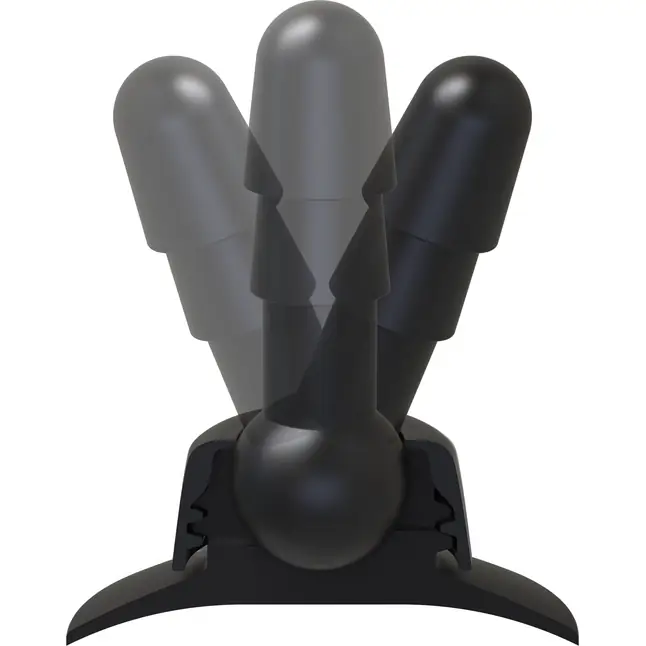 Плаг с присоской для фиксации насадок Deluxe 360° Swivel Suction Cup Plug - Vac-U-Lock. Фотография 6.