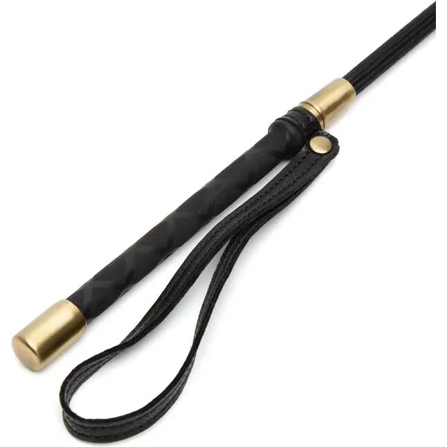 Черный стек Bound to You Faux Leather Riding Crop - 57 см - Fifty Shades of Grey. Фотография 3.