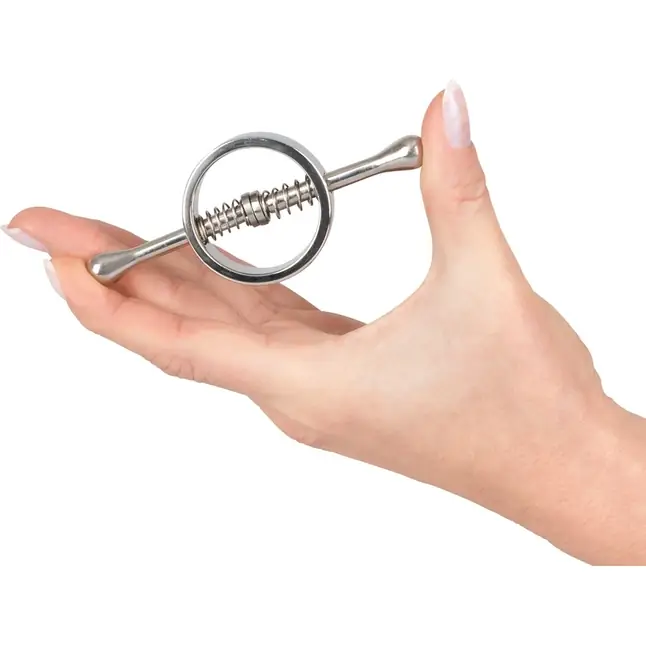 Зажимы на соски на пружинах Nipple Clamps - Fetish Collection. Фотография 3.