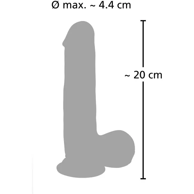 Телесный вибратор-ротатор Medical Silicone Rotating Vibrator - 20 см - You2Toys. Фотография 7.