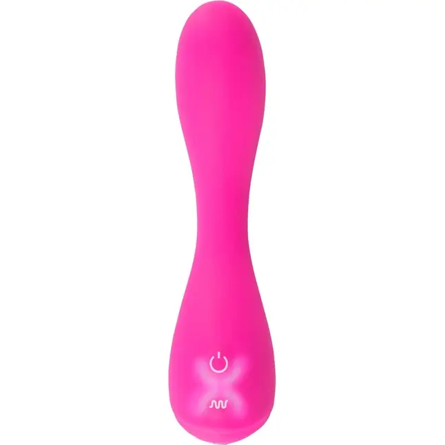 Розовый силиконовый вибратор G-Punkt-Vibrator - 16,7 см - Sweet Smile. Фотография 2.