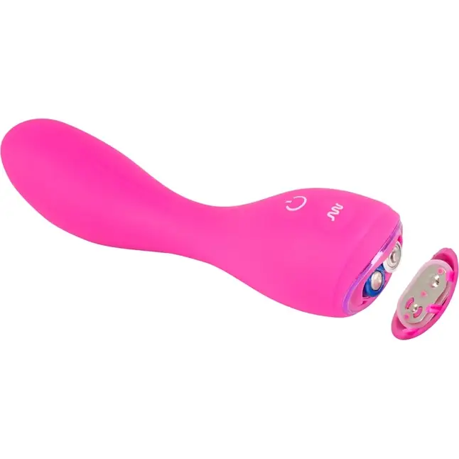 Розовый силиконовый вибратор G-Punkt-Vibrator - 16,7 см - Sweet Smile. Фотография 4.
