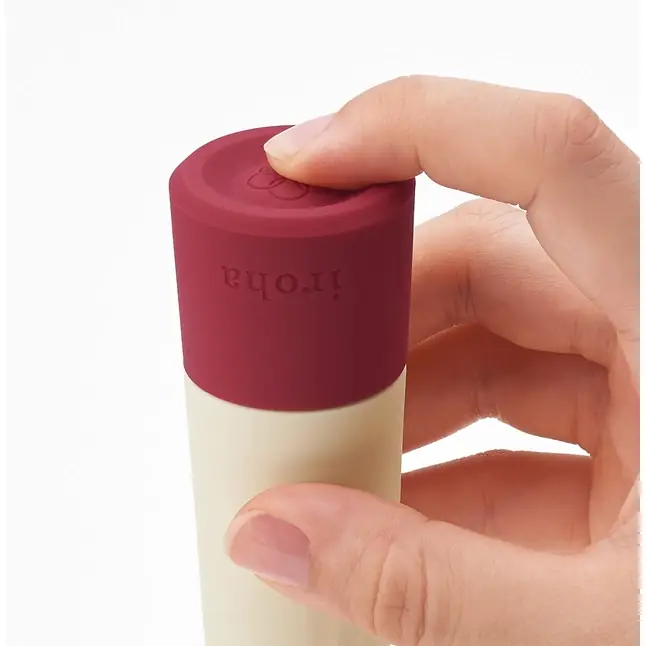 Бежевый вибратор с шаровидной мягкой головкой IROHA Rin Akane - 14,8 см - IROHA Vibrators. Фотография 4.