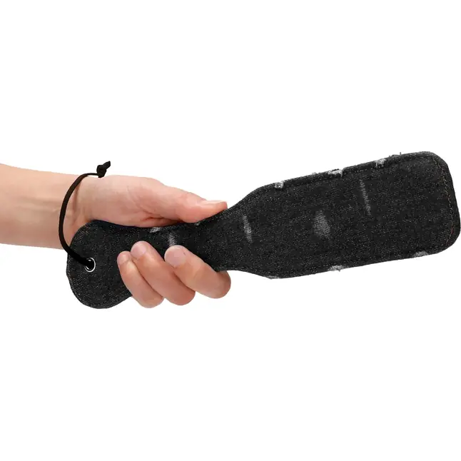 Черная джинсовая шлепалка Roughend Denim Style - 28,5 см - Ouch!. Фотография 2.