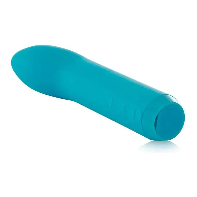 Голубой мини-вибратор G-Spot Bullet - 11,4 см. Фотография 3.