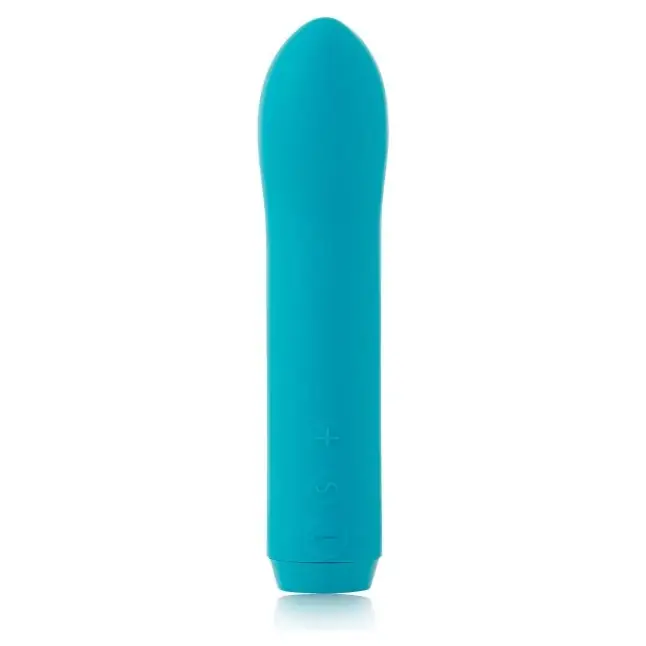 Голубой мини-вибратор G-Spot Bullet - 11,4 см. Фотография 4.