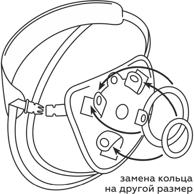 Универсальный пояс для насадок BEST UNI STRAP. Фотография 6.