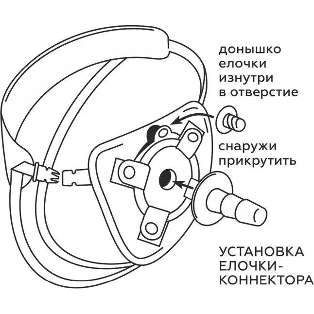 Универсальный пояс для насадок BEST UNI STRAP. Фотография 8.