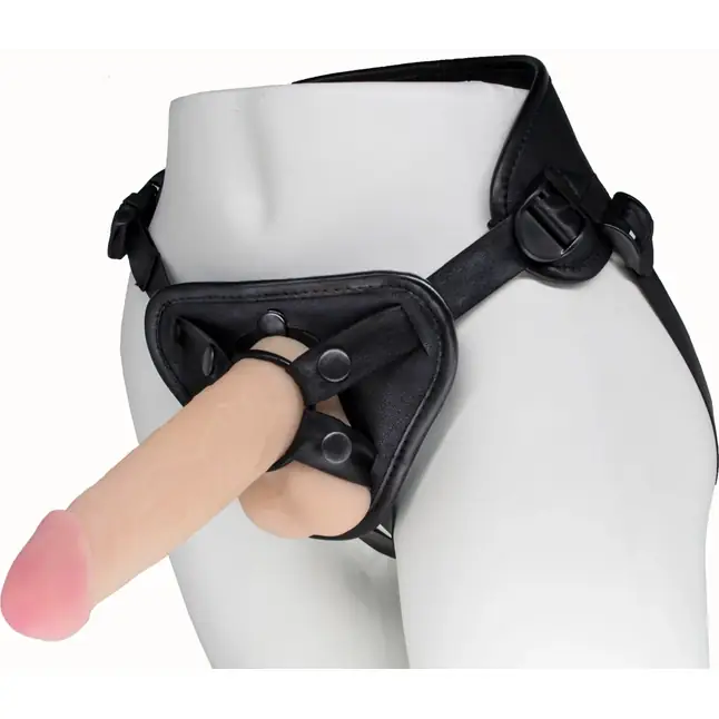 Пояс харнесс BEST UNI strap с 2 насадками - 18 и 22 см. Фотография 2.