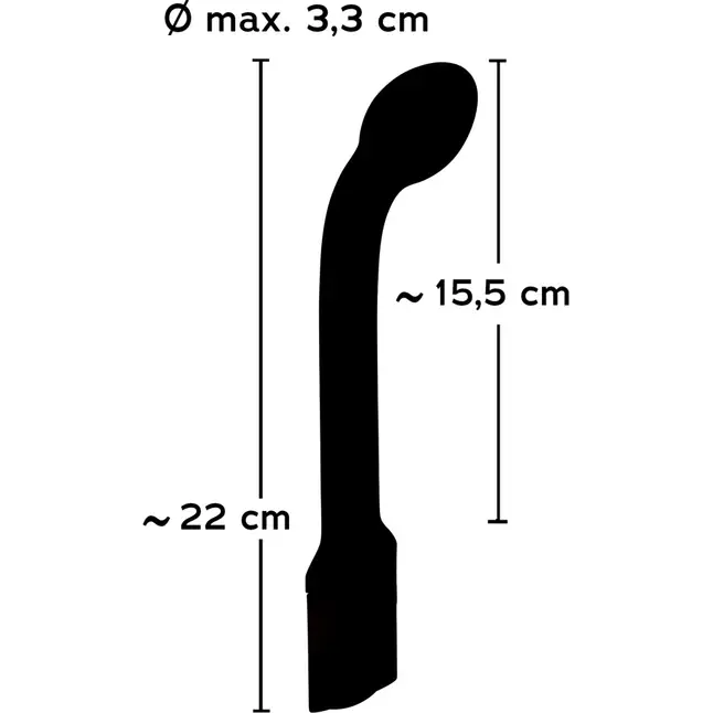 Фиолетовый вибратор G-точки G-SPOT VIBRATOR - 22 см - Sweet Smile. Фотография 7.