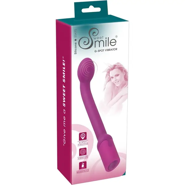 Фиолетовый вибратор G-точки G-SPOT VIBRATOR - 22 см - Sweet Smile. Фотография 8.