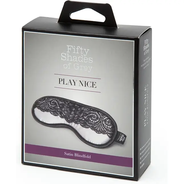 Атласная маска с кружевом Play Nice - Fifty Shades of Grey. Фотография 3.