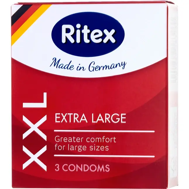 Презервативы увеличенного размера RITEX XXL - 3 шт
