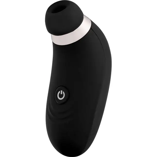 Черный вакуумный стимулятор So Divine Irresistible Clitoral Suction