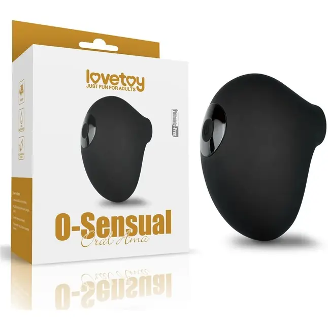 Черный клиторальный стимулятор O-Sensual Oral Ama. Фотография 2.