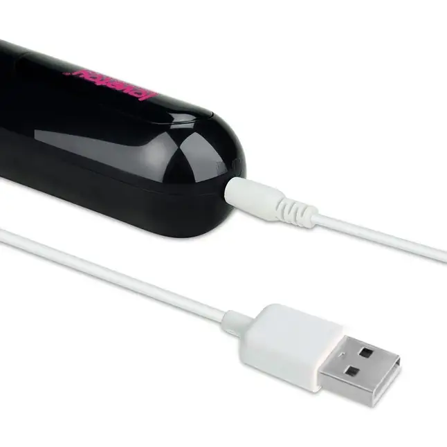 Черный вибростимулятор Training Master Ultra Powerful Rechargeable Body Wand - 30,5 см. Фотография 5.