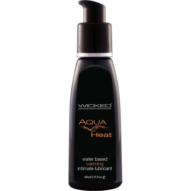 Согревающий лубрикант на водной основе Wicked AQUA HEAT - 60 мл