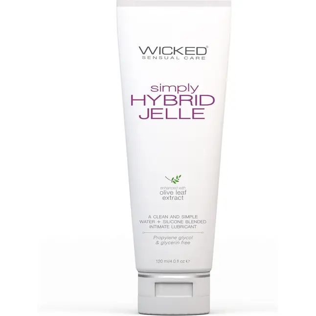 Гель-лубрикант на водно-силиконовой основе Wicked Simply HYBRID JELLE - 120 мл - Simply