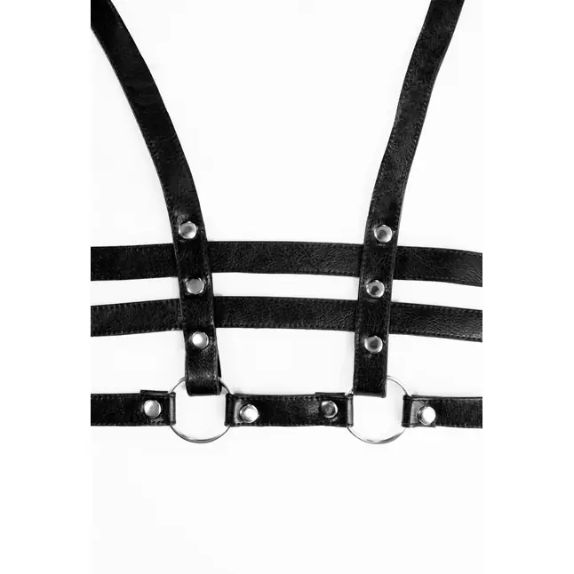 Черная портупея Хельга - BDSM. Фотография 7.