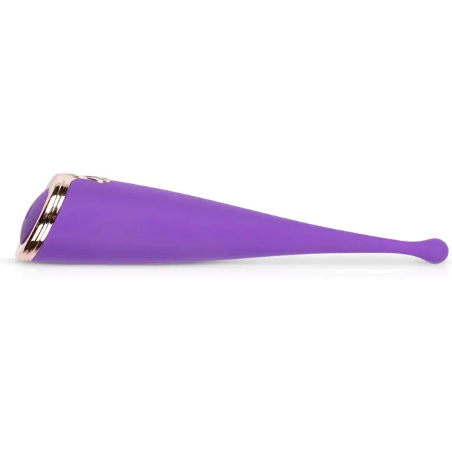 Фиолетовый клиторальный вибратор The Countess Pinpoint Vibrator - 19 см - Royals. Фотография 4.