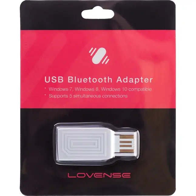 Белый USB Bluetooth адаптер Lovense - 2 см. Фотография 5.