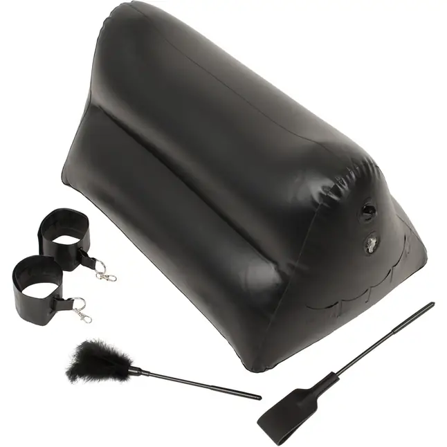 Надувная любовная подушка Portable Triangle Cushion с аксессуарами - You2Toys. Фотография 3.