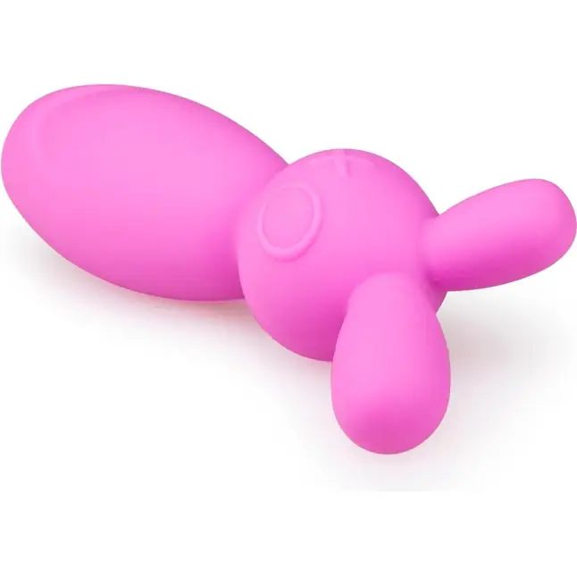 Розовый мини-вибратор Mini Bunny Vibe - 8 см - Mini Vibe Collection. Фотография 2.